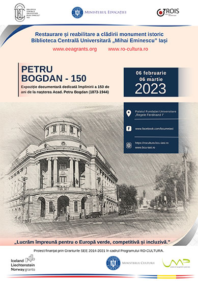 afis expozitie Petru Bogdan 150