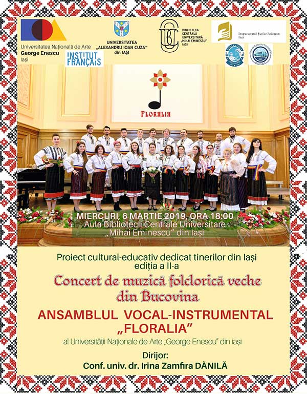 Concert de muzică folclorică veche din Bucovina