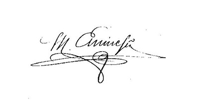 semnatura lui Mihai Eminescu