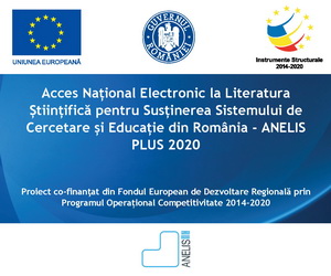 Proiectul PNII CAPACITATI - Asigurarea accesului electronic national la literatura stiintifica pentru sustinerea si promovarea sistemului de cercetare si educatie din Romania ANELIS PLUS